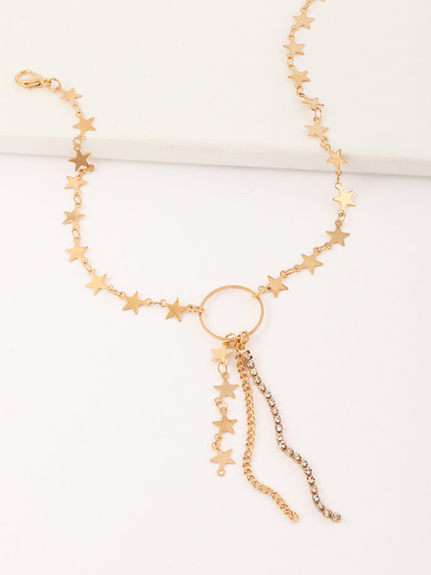 

URBANIC Gold-Toned Tasselled Necklace