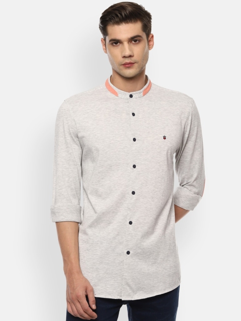 

Louis Philippe Jeans Men Grey Slim Fit Opaque Casual Shirt