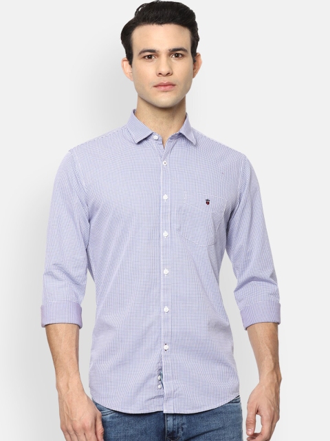 

Louis Philippe Sport Men White Slim Fit Micro Checks Opaque Checked Casual Shirt