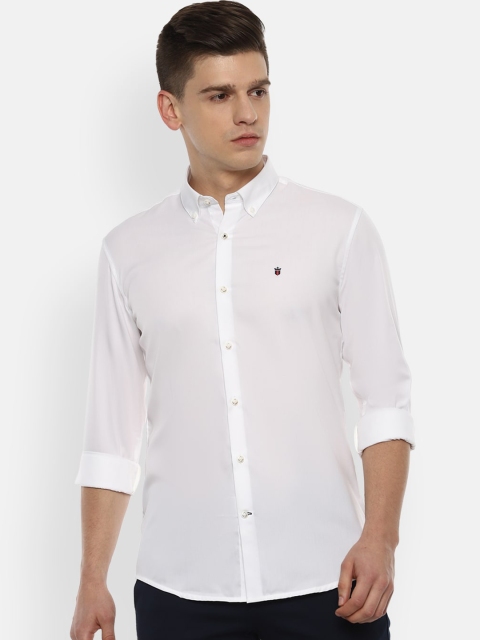 

Louis Philippe Sport Men White Slim Fit Opaque Pure Cotton Casual Shirt