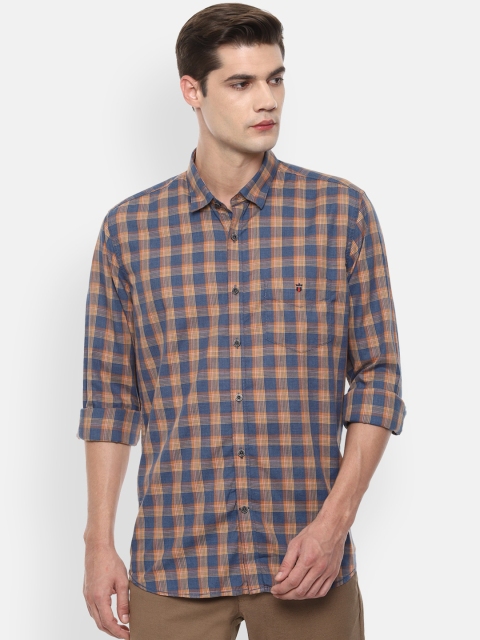 

Louis Philippe Sport Men Khaki Slim Fit Opaque Checked Casual Shirt