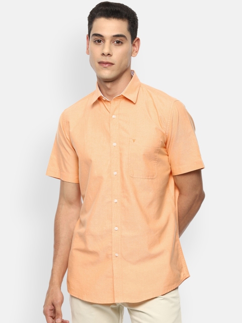 

Van Heusen Sport Men Orange Slim Fit Opaque Casual Shirt