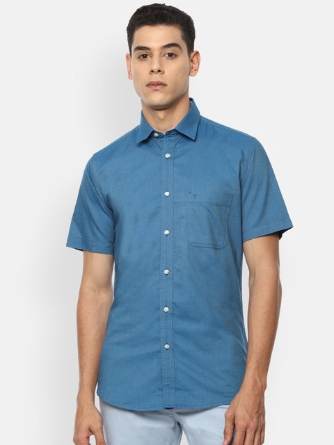 

Van Heusen Sport Men Blue Slim Fit Opaque Casual Shirt