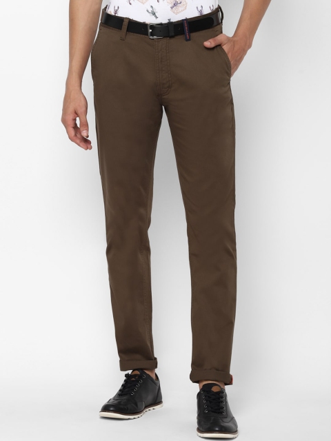 

Allen Solly Sport Men Brown Slim Fit Cotton Blend Trousers