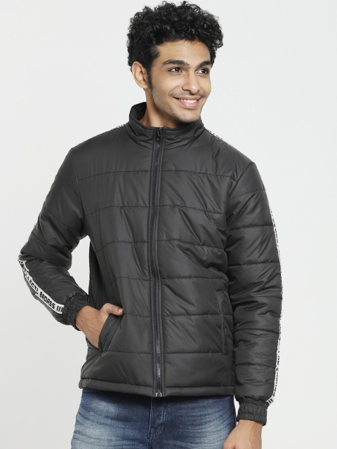 

Bewakoof Men Black Water Resistant Padded Jacket