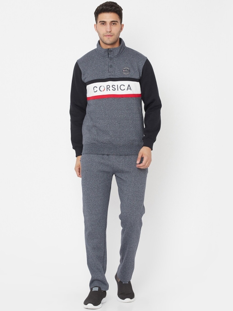 

Octave Men Grey & White Printed Track Suit