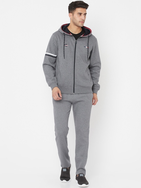 

Octave Men Grey Solid Track Suit