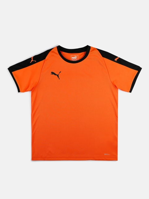 

Puma Liga Kids Orange & Black Colourblocked Football Jersey