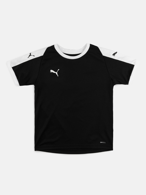 

Puma Liga Kids Black & White Printed T-shirt