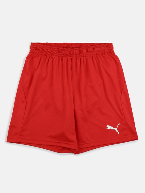 

Puma Kids Red Sports Shorts with e-Dry Technology