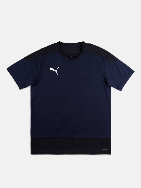 

Puma Kids Navy Blue Solid Round Neck T-shirt