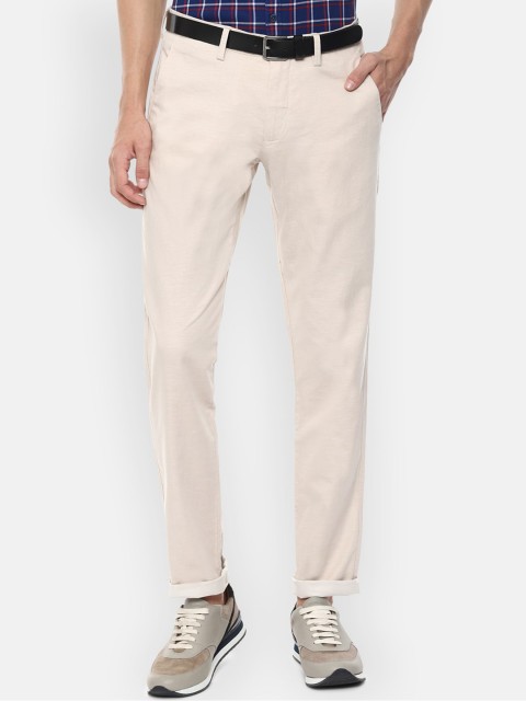 

Louis Philippe Sport Men Beige Slim Fit Trousers
