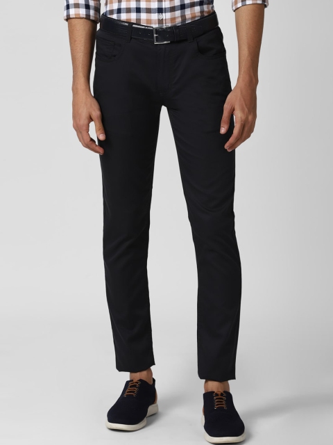 

Peter England Casuals Men Black Skinny Fit Trousers