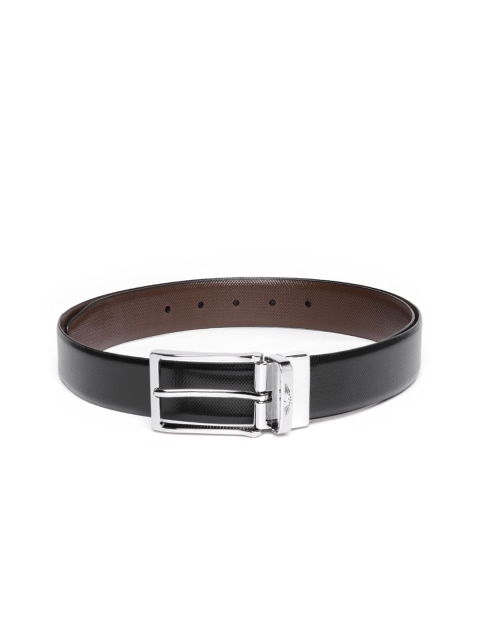 

Park Avenue Men Black Textured Reversible Leather Formal Belt