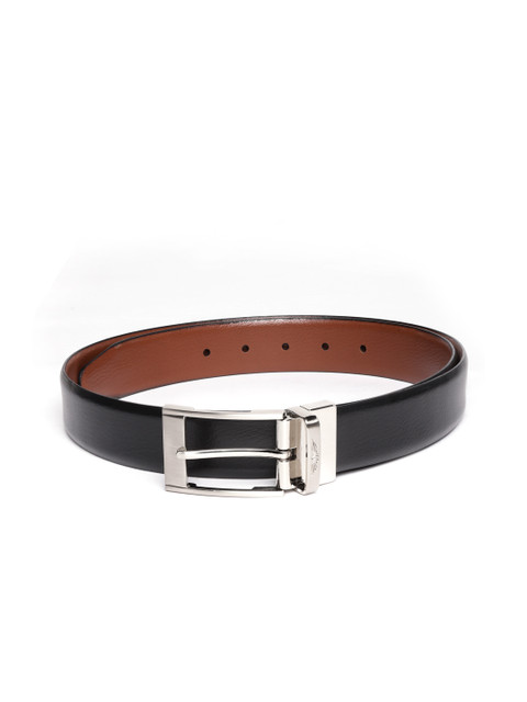 

Park Avenue Men Black & Brown Leather Solid Reversible Formal Belt