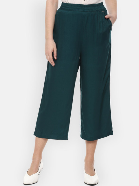 

Van Heusen Woman Women Green Culottes Trousers