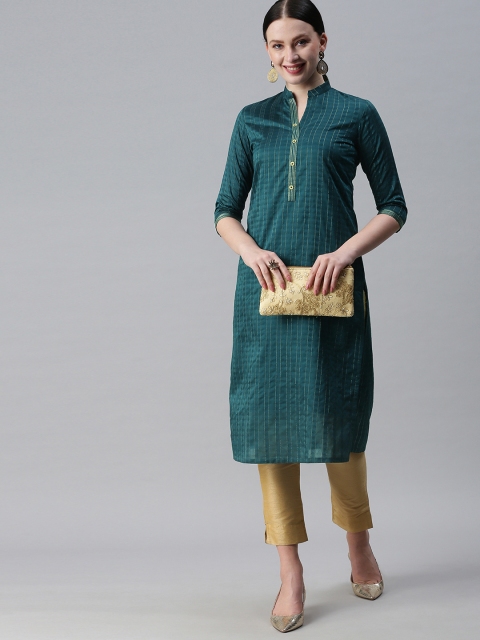

ETIQUETTE Women Green Kurta