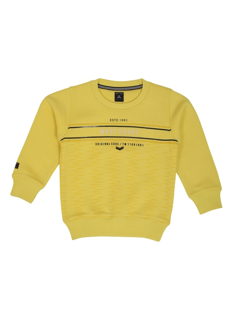 

Noddy Boys Yellow Printed Sweatshirt