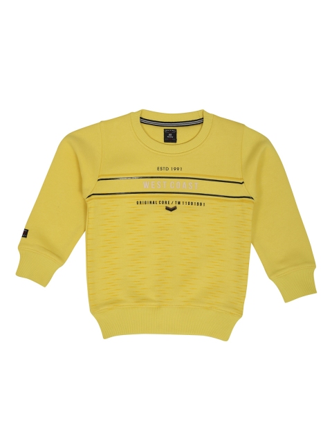 

Noddy Boys Yellow Printed Sweatshirt