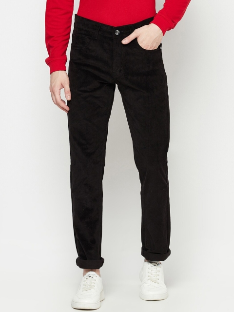 

Octave Men Black Trousers