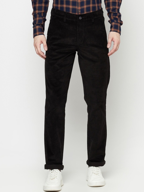 

Octave Men Black Trousers