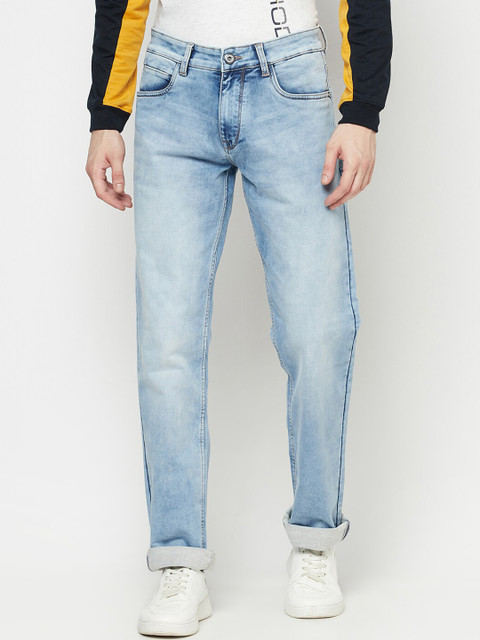 

Octave Men Blue Mid-Rise Heavy Fade Jeans