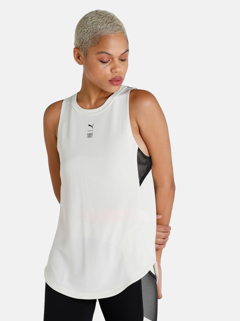 

PUMA x FIRST MILE White & Black Training Tank Top