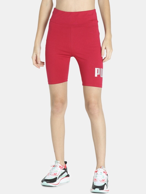 

Puma Women Red Cotton Printed Tights