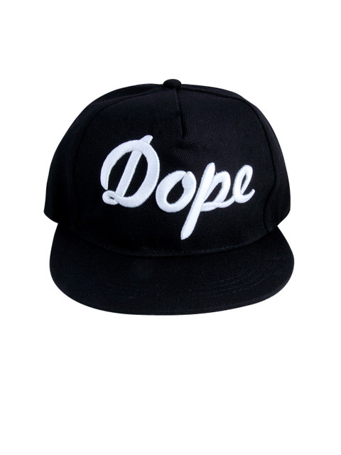 

NOISE Unisex Black Snapback Cap with Embroidery