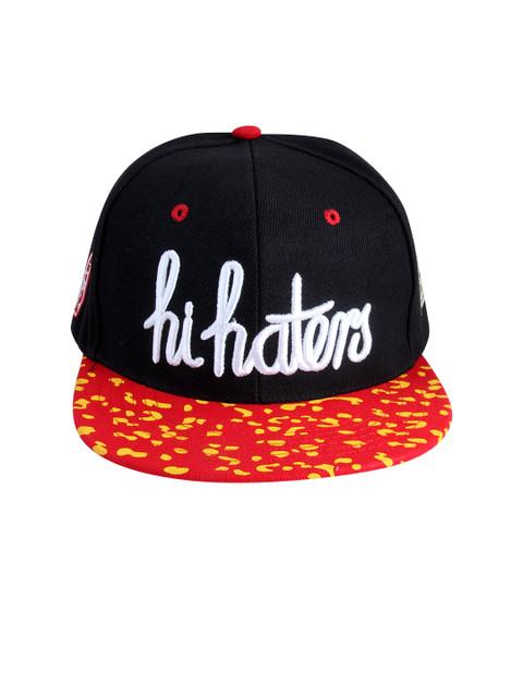 

NOISE Unisex Black Printed Snapback Cap
