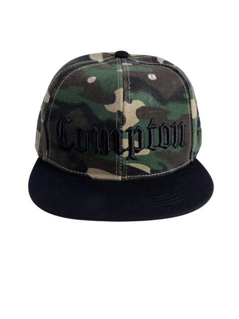 

NOISE Unisex Green & Brown Printed Snapback Cap