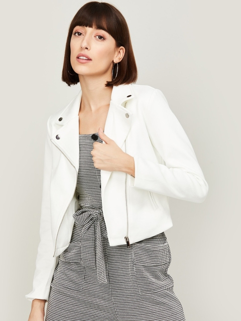 

Ginger by Lifestyle Women White Tailored Jacket