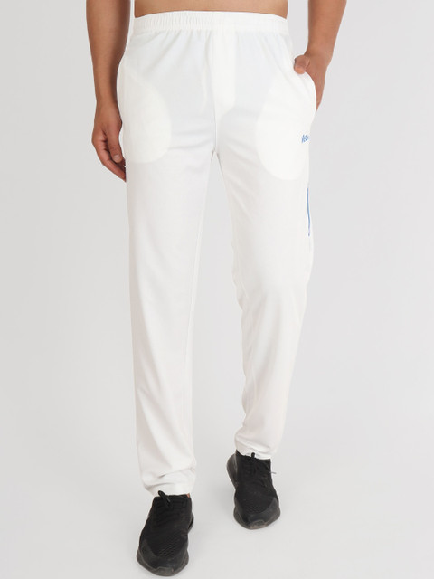 

VEGA Men White Solid Rapid Dry Straight Fit Track Pants