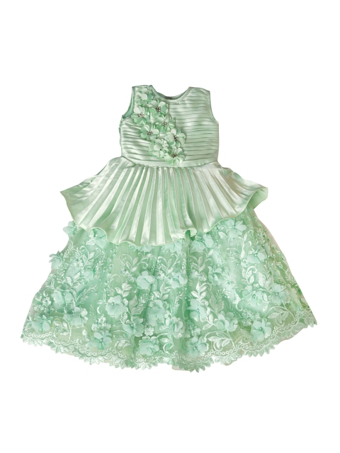 

Enfance Girls Green Net Dress
