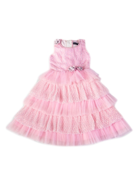 

Enfance Pink Embellished Net Dress
