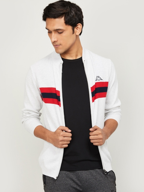 

Kappa Men Red Bomber with Patchwork Jacket