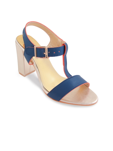 

VALIOSAA Women Blue Solid Heels