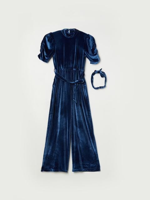 

Bossini Girls Navy Blue Basic Jumpsuit