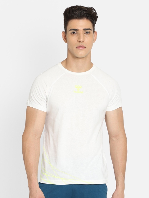 

Hummel Men Off White Typography Printed T-shirt