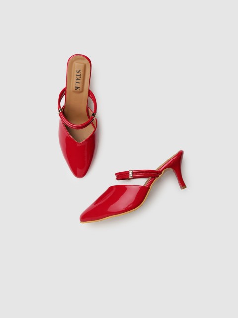 

STALK Women Red Mules