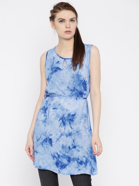 

Jealous 21 Women Blue Printed Tunic