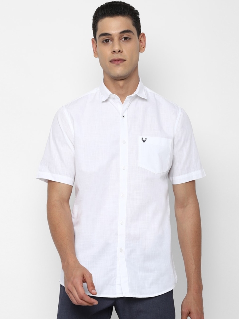 

Allen Solly Men White Slim Fit Casual Shirt