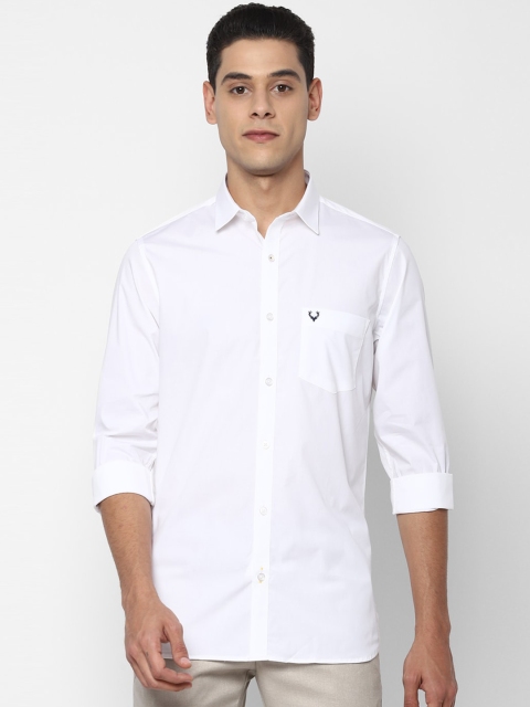 

Allen Solly Men White Slim Fit Opaque Casual Shirt