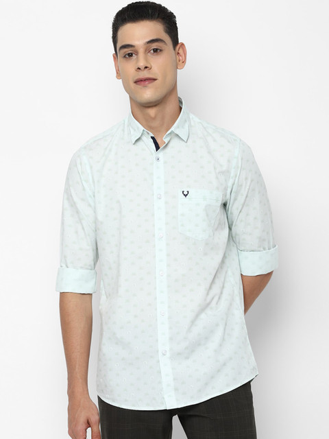 

Allen Solly Men Blue Slim Fit Floral Printed Casual Shirt