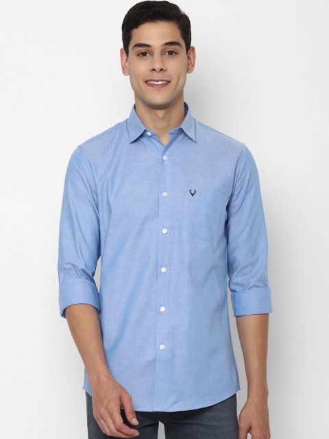 

Allen Solly Men Blue Slim Fit Opaque Casual Shirt