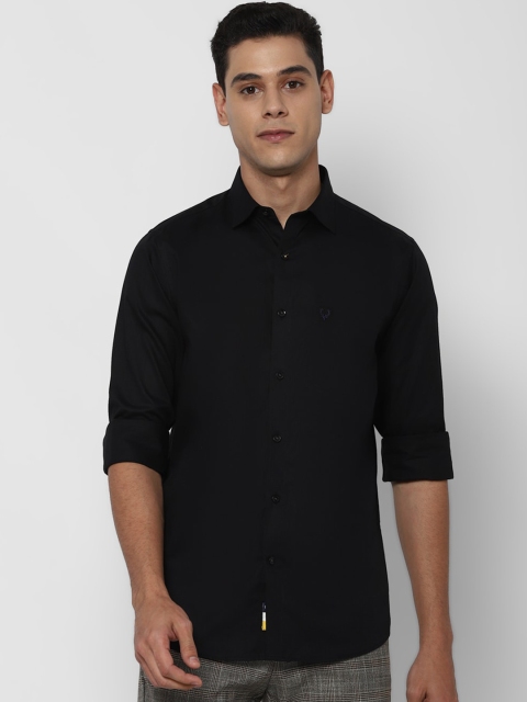 

Allen Solly Men Black Slim Fit Opaque Casual Shirt
