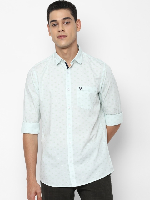 

Allen Solly Men Blue Slim Fit Printed Casual Shirt