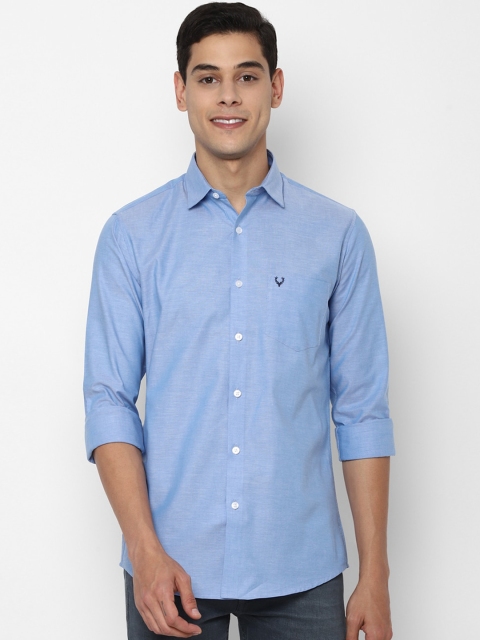 

Allen Solly Men Blue Slim Fit Opaque Casual Shirt