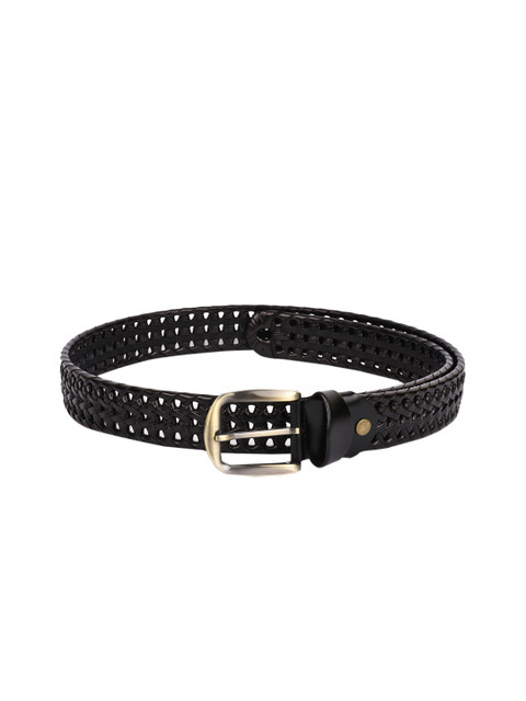 

BuckleUp Men Black Leather Belt