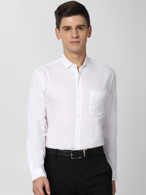 

Peter England Men White Slim Fit Formal Shirt